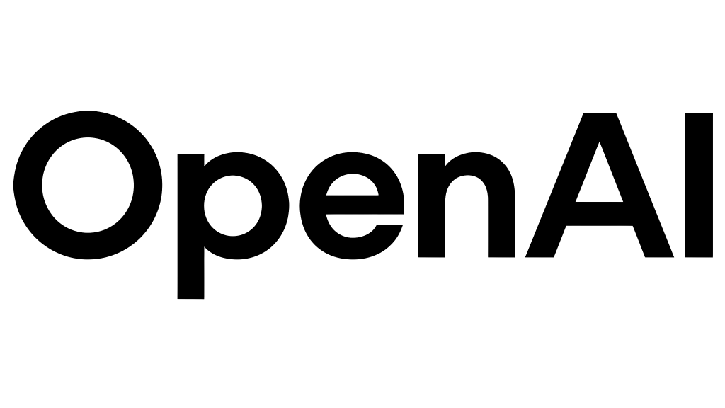 OpenAI logo representing artificial intelligence and generative AI technologies.